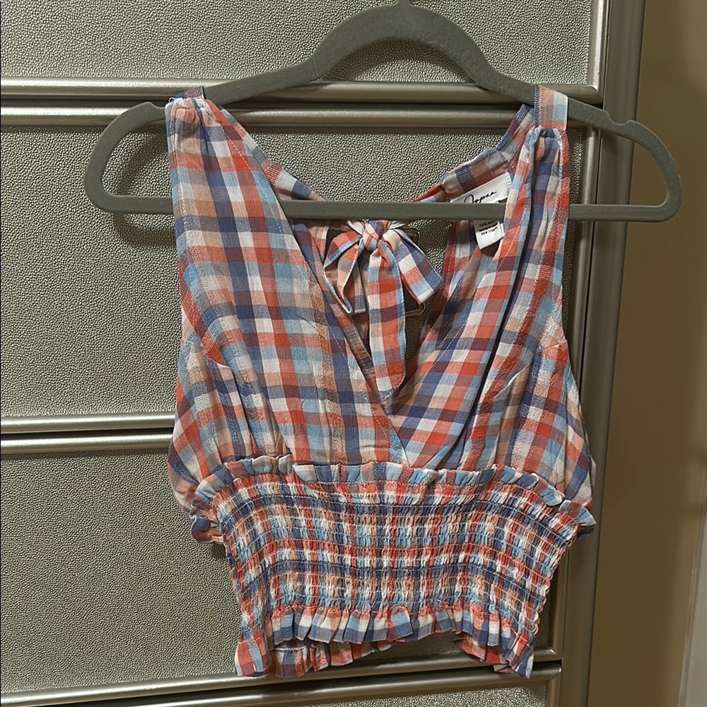 Plaid Top